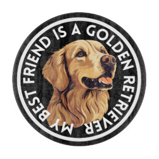 Beste vriend Golden Retriever Snijplank