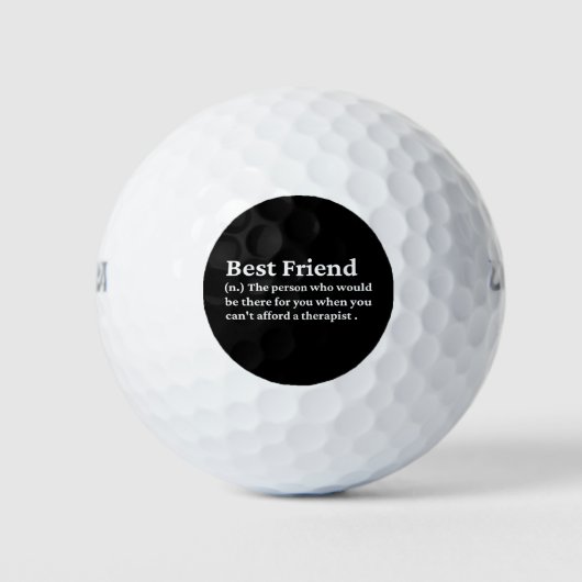 Beste vriend golfballen (Voorkant)
