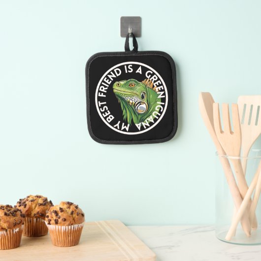 Beste Vriend Groene Iguana Pannenlap (Insitu(Ophanging))