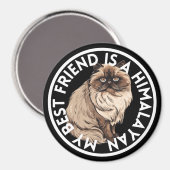 Beste vriend Himalaya Kat Magneet (Voorkant / Achterkant)