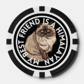 Beste vriend Himalaya Kat Poker Chips (Voorkant)