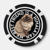 Beste vriend Himalaya Kat Poker Chips (Achterkant)