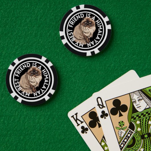 Beste vriend Himalaya Kat Poker Chips (Pokertafel (Dubbel))