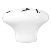 Beste vriend hoeft geen menselijke paardenprijsopg keramische knop (Zijkant)