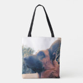Beste vriend. Hond. Tote Bag (Achterkant)
