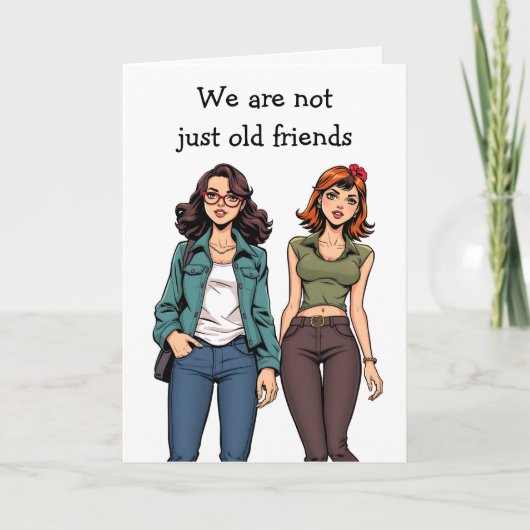 Beste vriend Humor | Ik mis je Kaart (Voorkant)