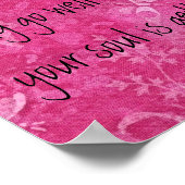 Beste vriend, ik bid voor bijbel vers Poster (Hoek)