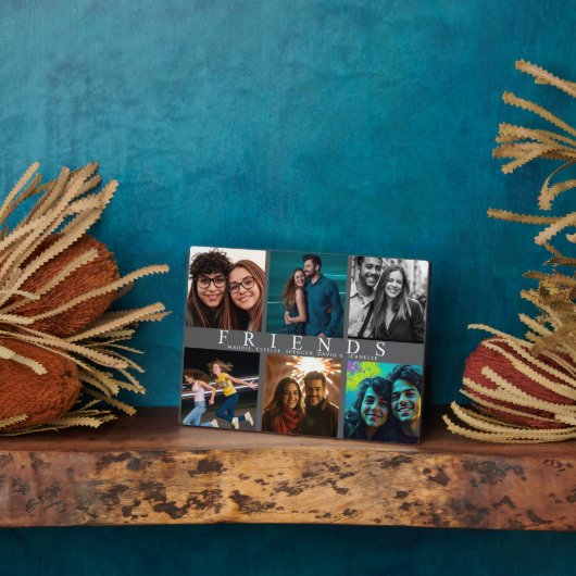 Beste vriend in de wereld Custom 6 Photo Fotoplaat (Zijkant)