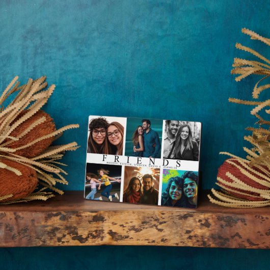 Beste vriend in de wereld Custom 6 Photo Fotoplaat (Zijkant)