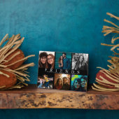 Beste vriend in de wereld Custom 6 Photo Fotoplaat (Zijkant)