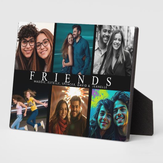Beste vriend in de wereld Custom 6 Photo Fotoplaat (Zijkant)