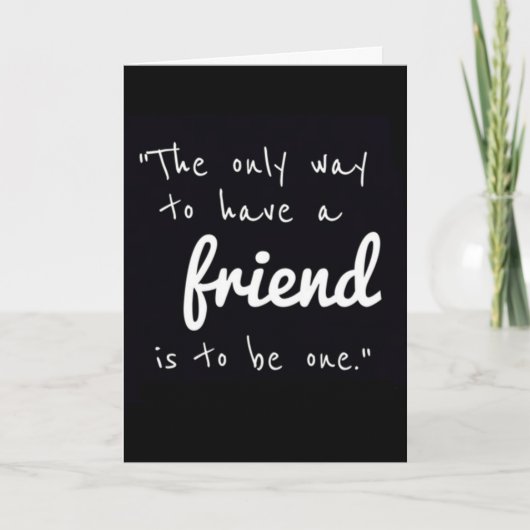 BESTE VRIEND? JIJ!! FIJNE VERJAARDAG KAART (Voorkant)