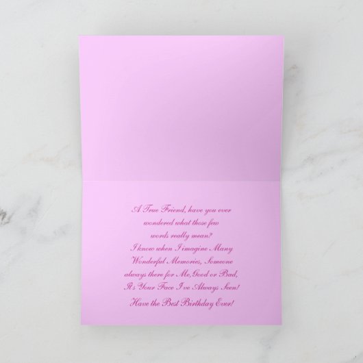 Beste Vriend… Kaart (Binnen)