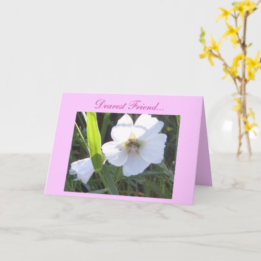 Beste Vriend… Kaart (Gele Bloem)