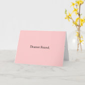 Beste Vriend Kaart (Gele Bloem)