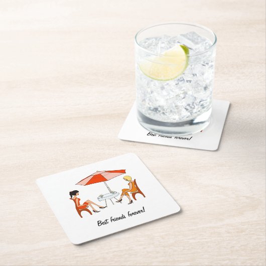 Beste vriend kartonnen onderzetters (Insitu)