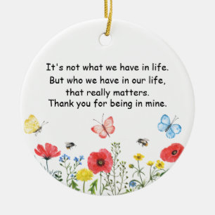 Beste vriend Keepsake, vriendschap Bauble, dank je Keramisch Ornament