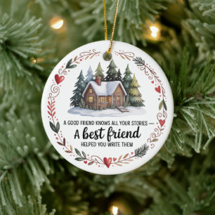 Beste vriend kerst ornament Vakantie
