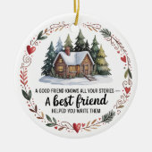 Beste vriend kerst ornament | Vakantie (Voorkant)
