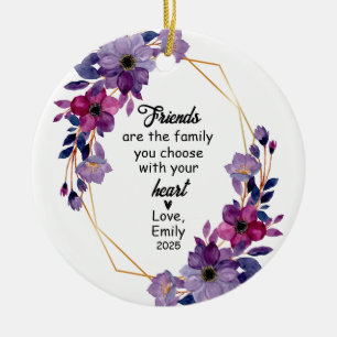 Beste Vriend Kerstmis, Vriend Gift, Vriend Keramisch Ornament
