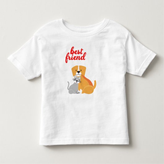 Beste vriend kinder shirts (Voorkant)