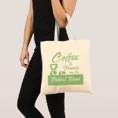 Beste vriend koffieliefhebber tote bag (Voorkant (product))