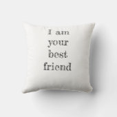 Beste vriend kussen (Achterkant)