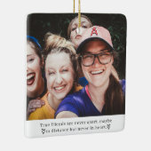 Beste Vriend Lange Afstand Vriendschap Echte Vrien Keramisch Ornament (Rechts)