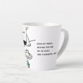 Beste vriend latte mok (Rechterhoek)