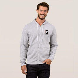 Beste vriend (lichte modus) | Heren full-zip trui Hoodie