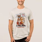 Beste vriend (lichte modus) | Heren Tri-Blend Shirt (Voorkant)