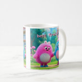 Beste vriend Magic Mok, 11 oz Koffiemok (Voorkant rechts)