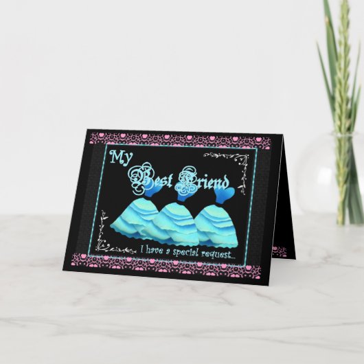 Beste vriend Maid of Honor Nodig Turquoise jurken (Voorkant)