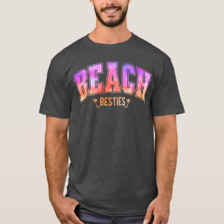 Beste vriend Matching Beach Tie Dye Bestie Trip BF T-shirt