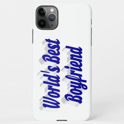 Beste vriend met blauwe tekst iPhone case iPhone Hoesje (Achterkant)