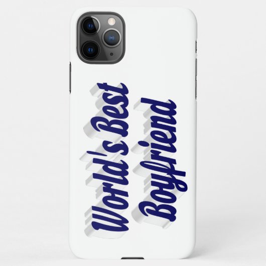 Beste vriend met donkerblauwe tekst iPhone case iPhone Hoesje (Achterkant)