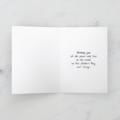 Beste vriend Moederdag Vrede & Liefde kaart (Binnen)