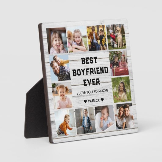 Beste vriend ooit 12 foto collage fotoplaat (Voorkant)