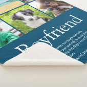 Beste vriend ooit 6 foto collage sherpa deken (3/4)