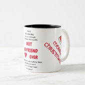 Beste vriend ooit, Coole jonge man met headset Tweekleurige Koffiemok (Voorkant rechts)