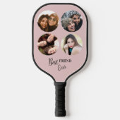 Beste vriend ooit Foto-sjabloon Pickleball Paddle (Voorkant)