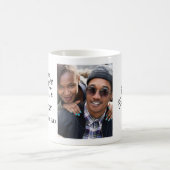 Beste vriend ooit gepersonaliseerde foto koffiemok (Center)