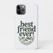 Beste vriend ooit! Goedgekeurd - Tekstontwerp Case-Mate iPhone Case (Achterkant)