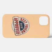 Beste vriend ooit! Goedgekeurd tekstontwerp Case-Mate iPhone Case (Achterkant (horizontaal))
