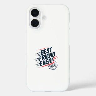 Beste vriend ooit, goedgekeurd tekstontwerp iPhone 16 hoesje
