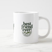 Beste vriend ooit! Goedgekeurd - Tekstontwerp Grote Koffiekop (Rechts)