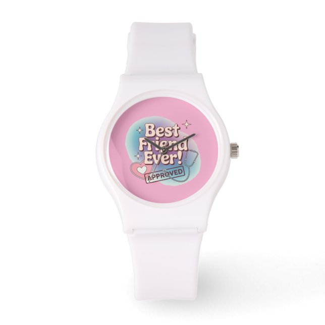 Beste vriend ooit, Goedgekeurd tekstontwerp Horloge (Voorkant)