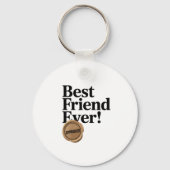 Beste vriend ooit - Goedgekeurd tekstontwerp Sleutelhanger (Achterkant)
