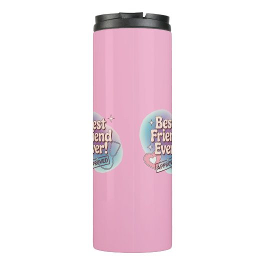 Beste vriend ooit, Goedgekeurd tekstontwerp Thermosbeker (Achterkant)