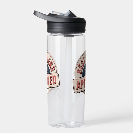 Beste vriend ooit! Goedgekeurd tekstontwerp Waterfles (Rechts)